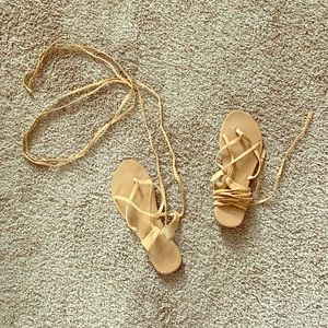 Charlotte Russe lace up gladiator sandals